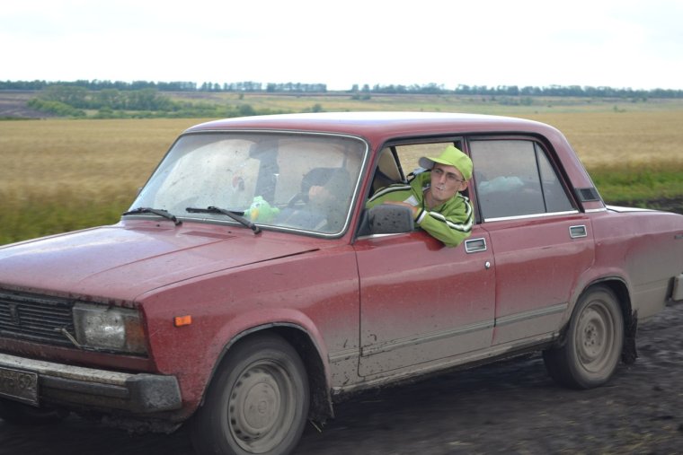 Мужик на жигулях
