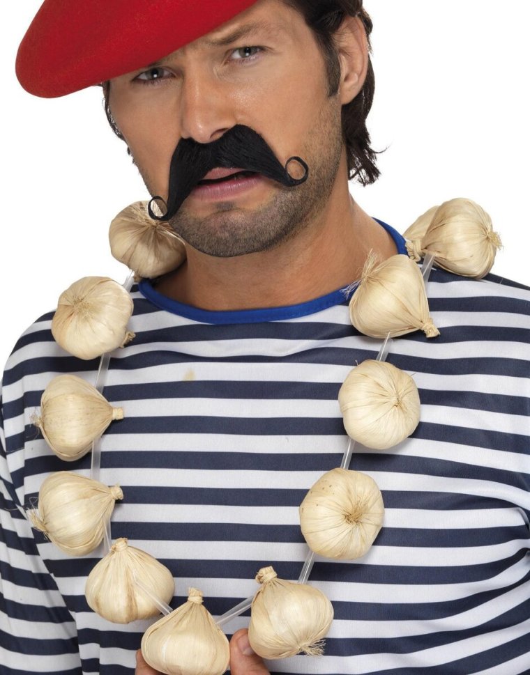 Бусы из чеснока