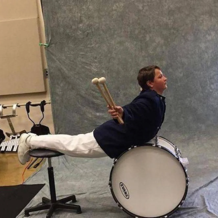 Смешной барабанщик