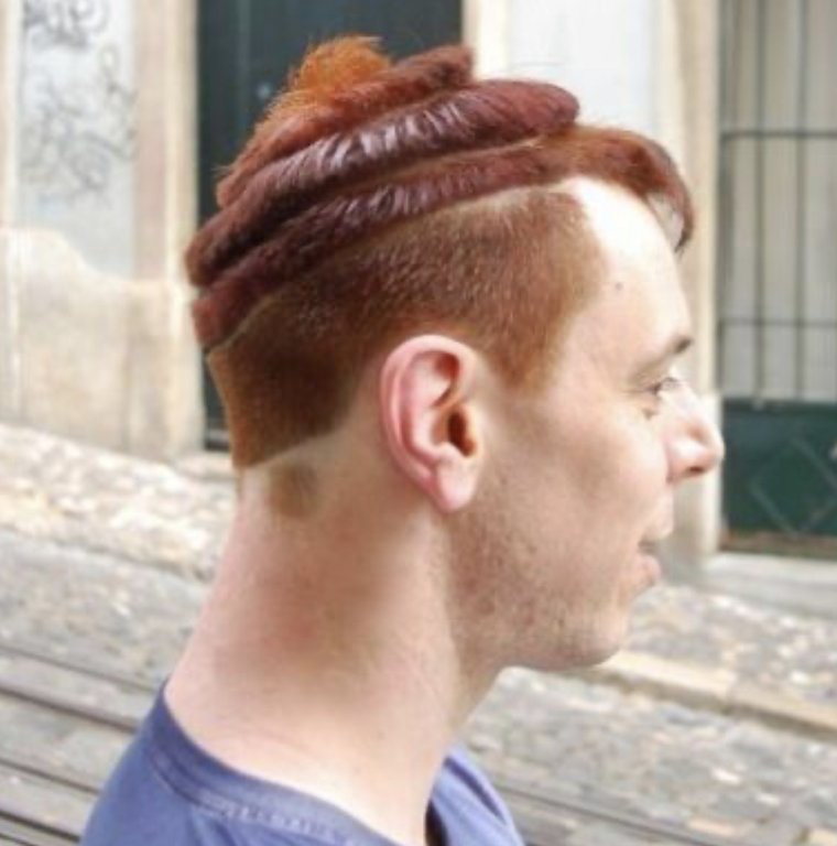 Смешные причёски для мужчин