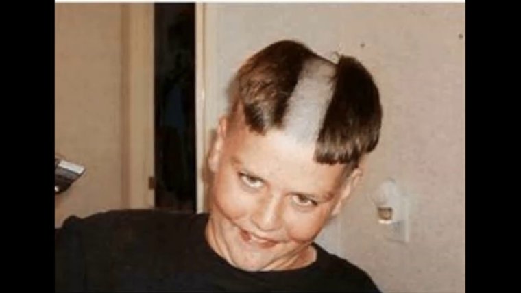 Смешные прически парней