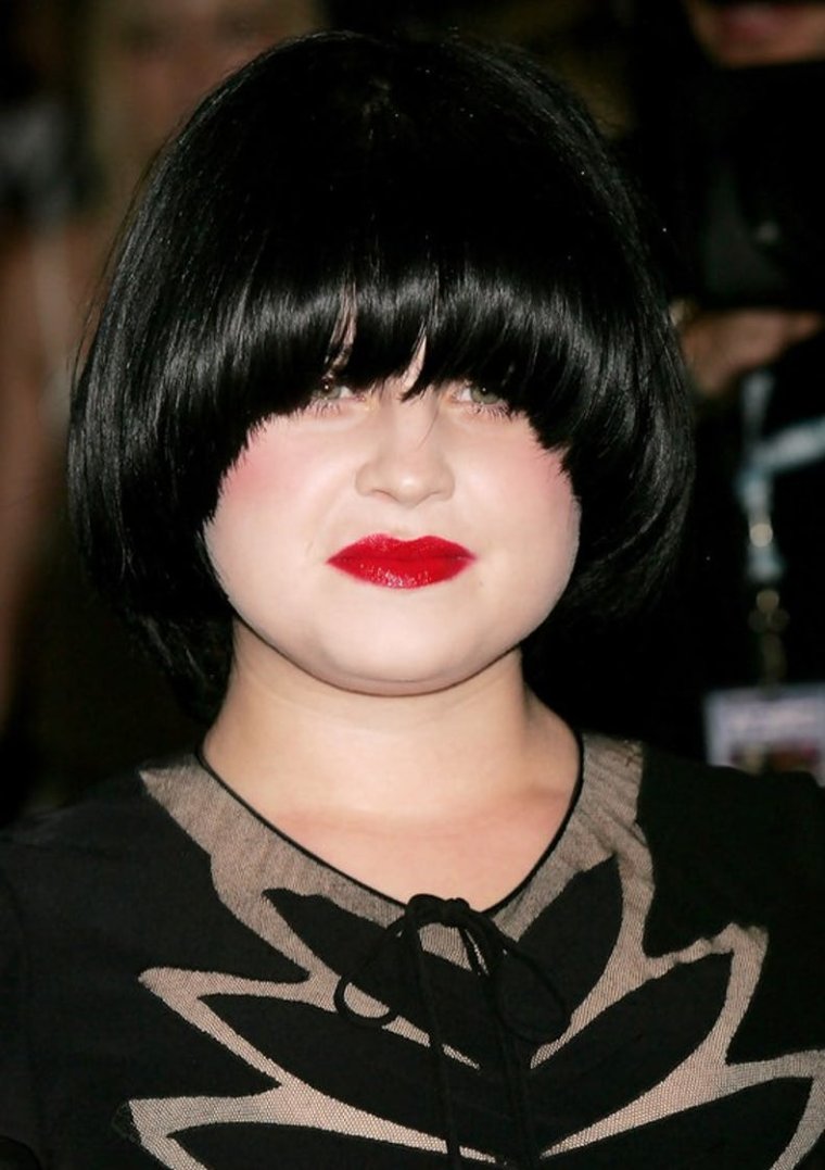 Келли Осборн с челкой