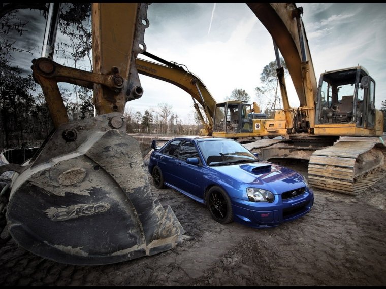 Экскаватор бульдозер