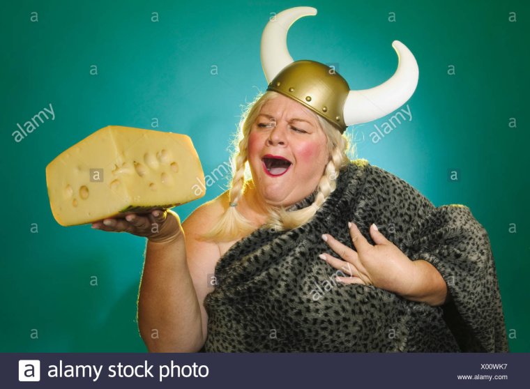 Женщина Викинг страшная