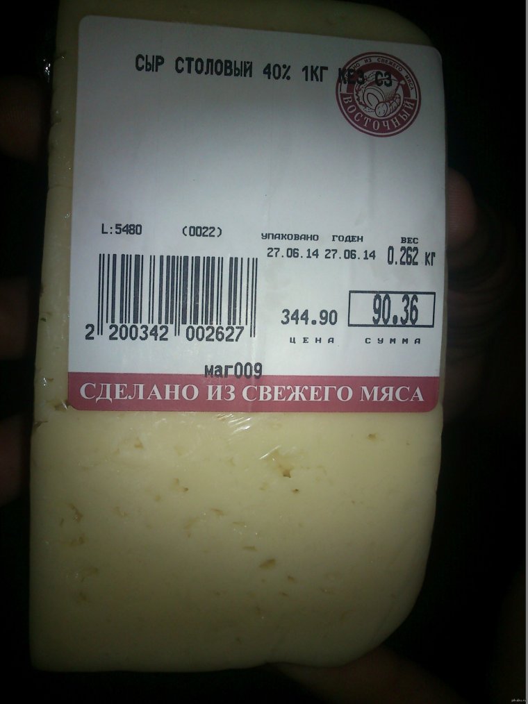 Смешные названия сыров