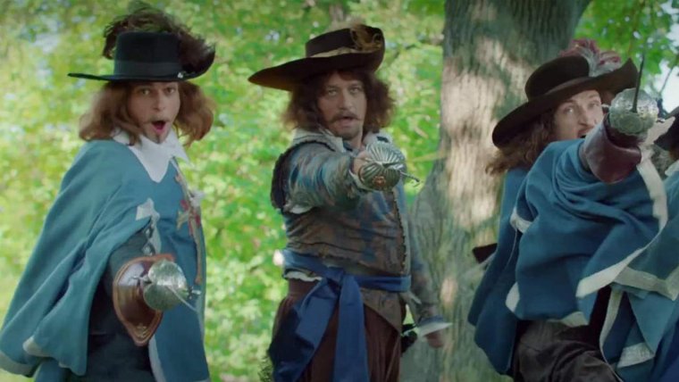 Павел Баршак три мушкетера