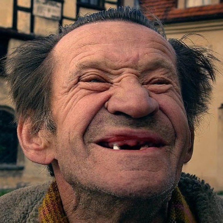 Смешной Санта Клаус