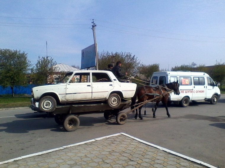 Смешной эвакуатор