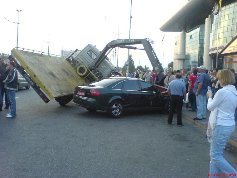 Смешные ситуации с грузовиками