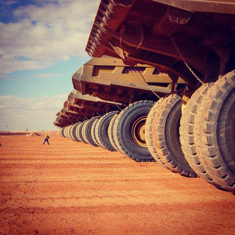 Размер колеса БЕЛАЗА