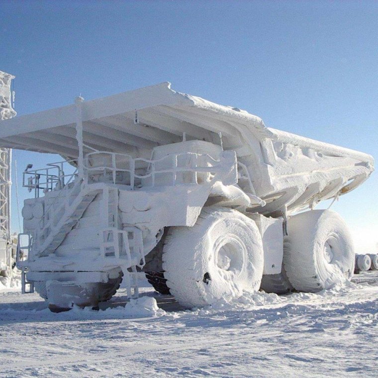 Огромные машины на севере