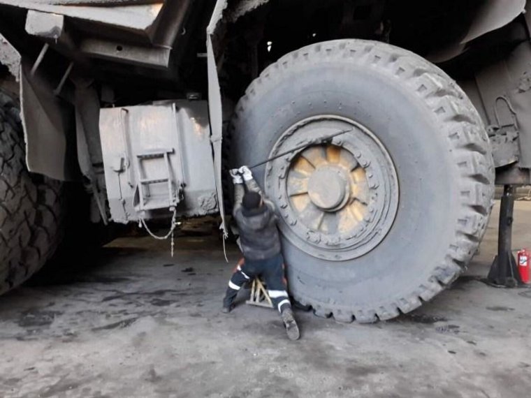 Шиномонтаж БЕЛАЗА