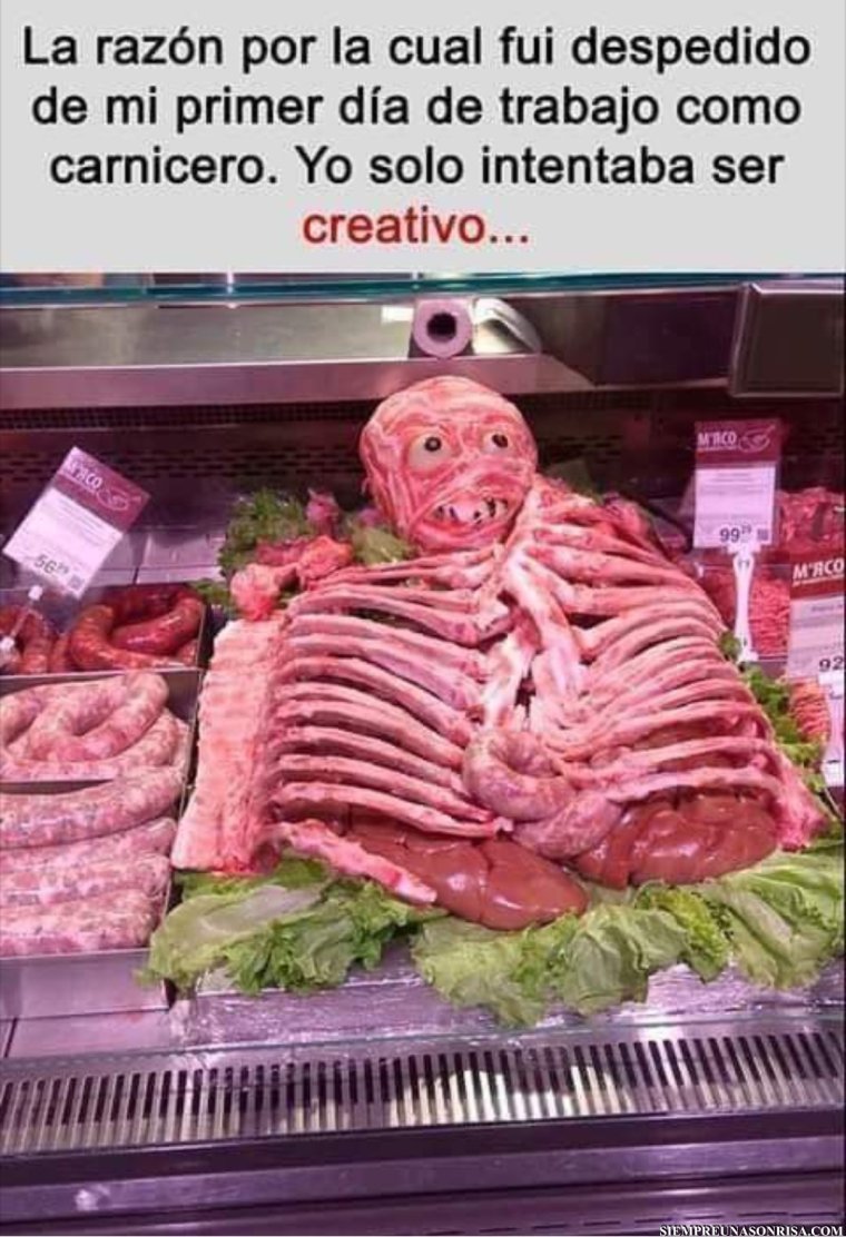 Витрина мясного отдела