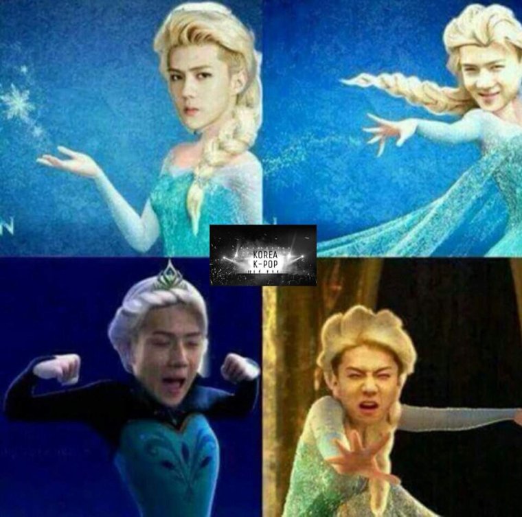 Эльза и БТС