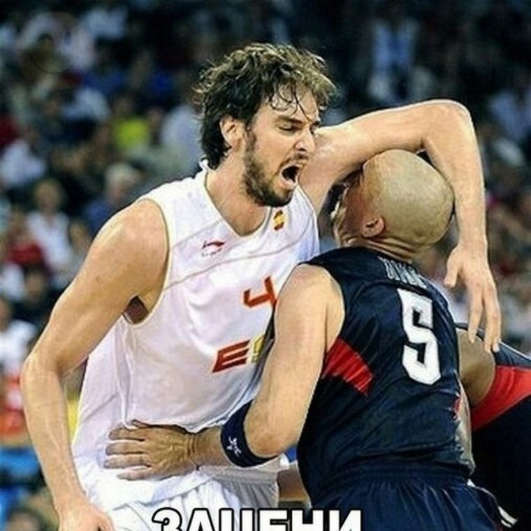 Смешные баскетболисты