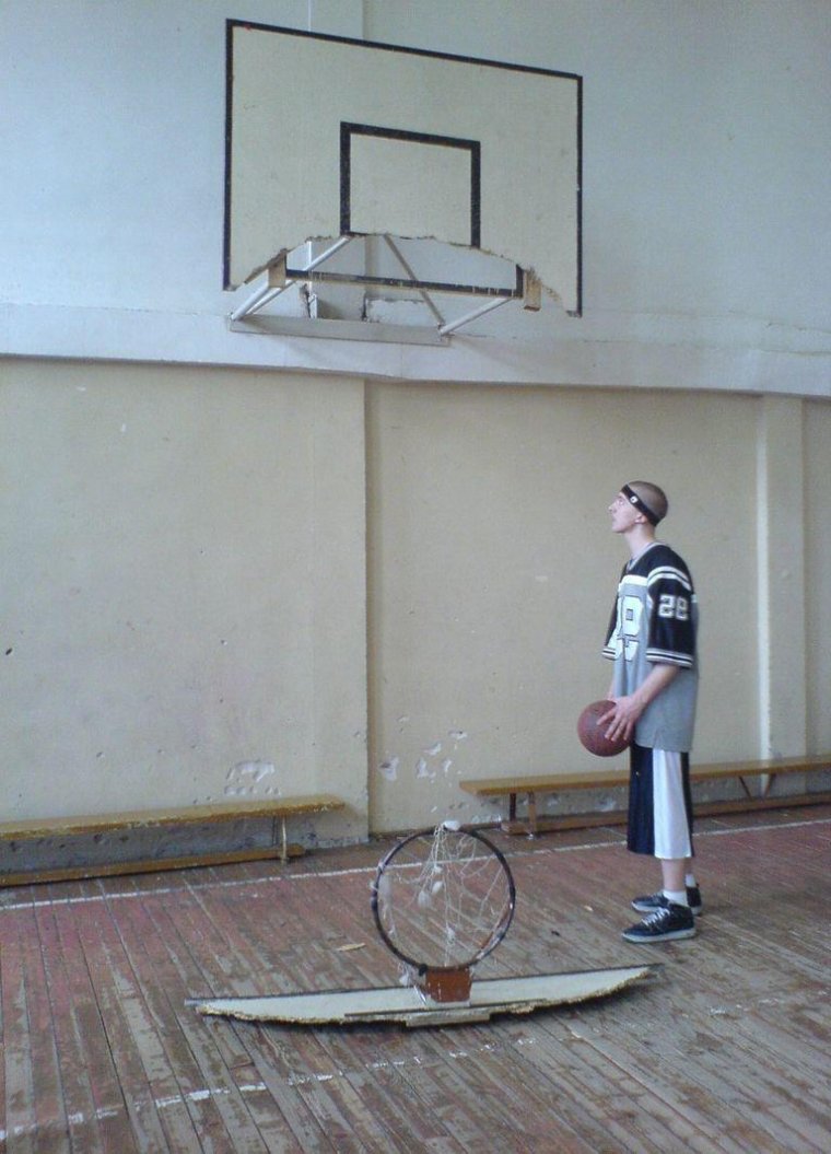 Баскетбольное кольцо прикол