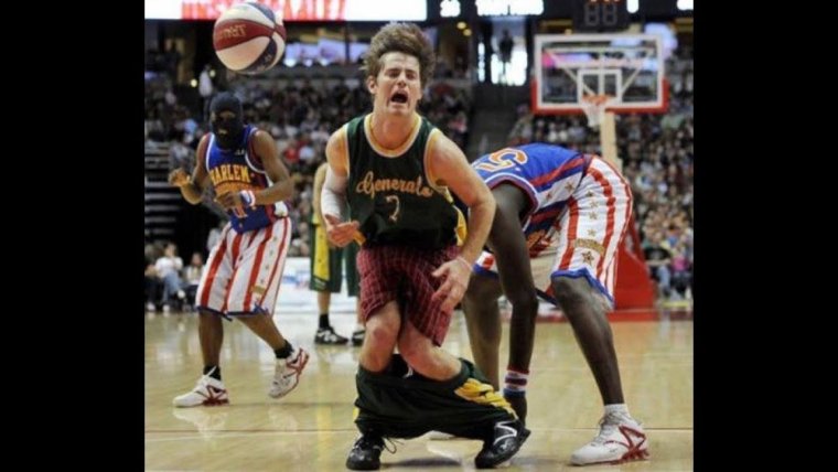 Смешные баскетболисты