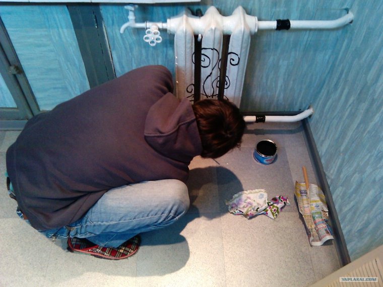 Батарея чугунная прикол