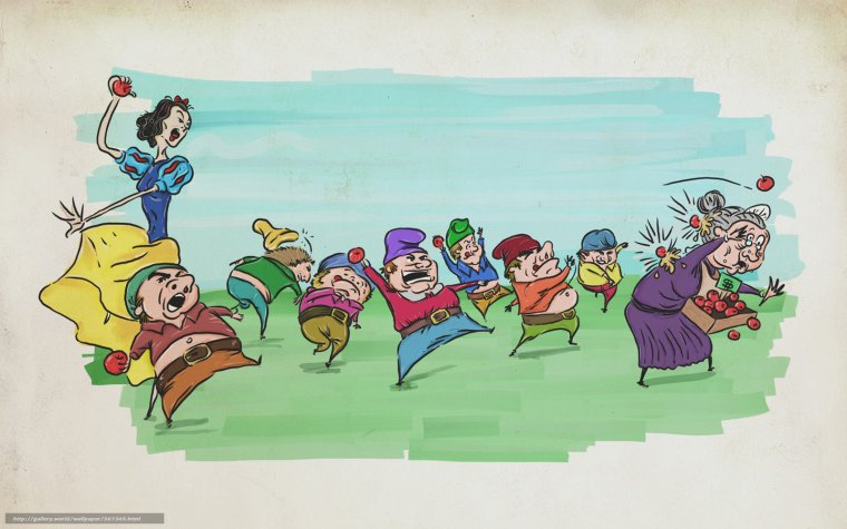 Гном карикатура