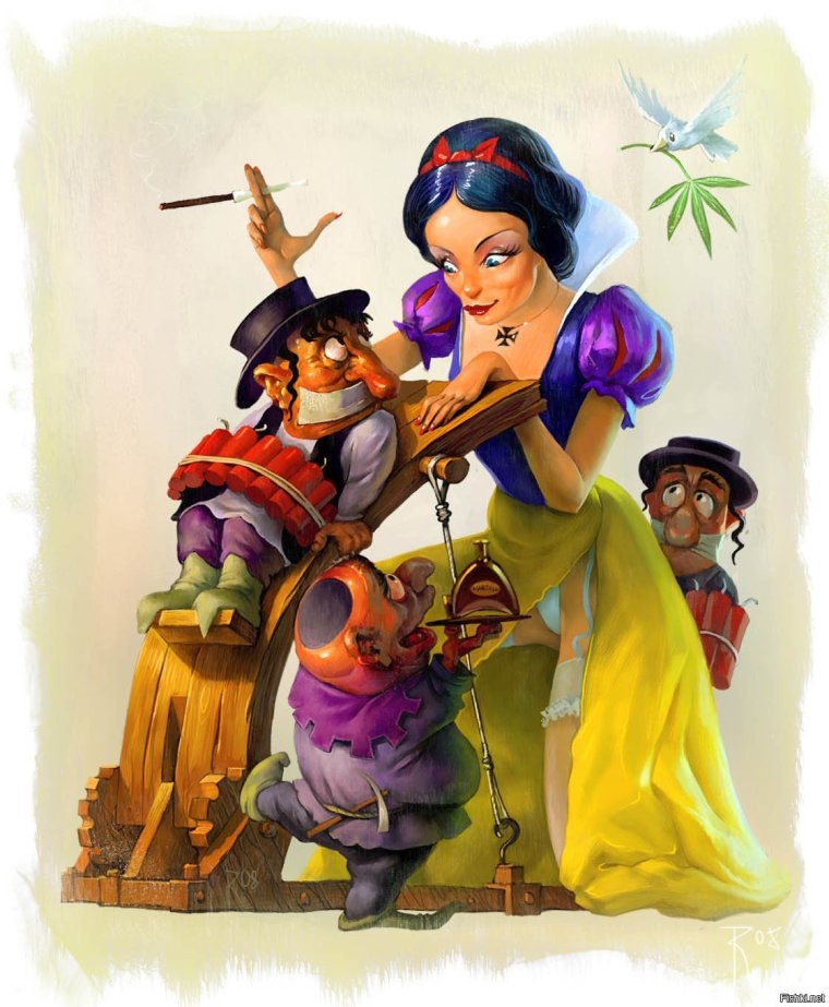 Белоснежка и семь гномов мультфильм для взрослых