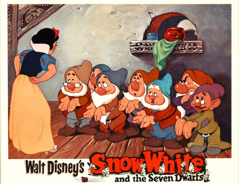 Белоснежка и 7 гномов птички в картинках