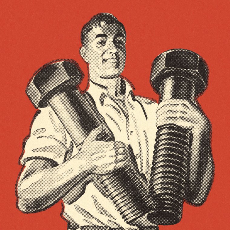 Огромный болт