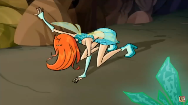 Падения Винкс кадры Блум