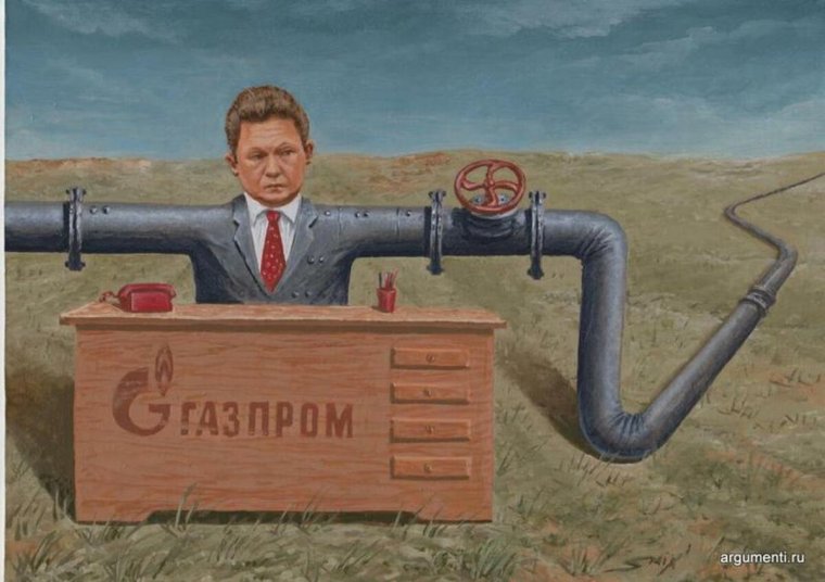 Шаржи на Миллера Газпром
