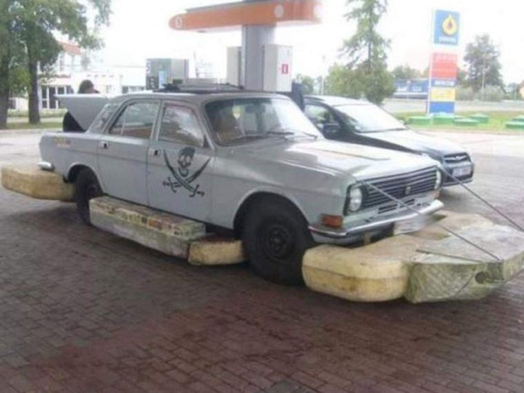 Приколы про Волгу машину