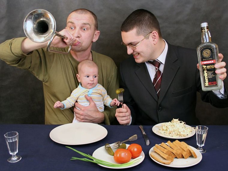 Веселое застолье