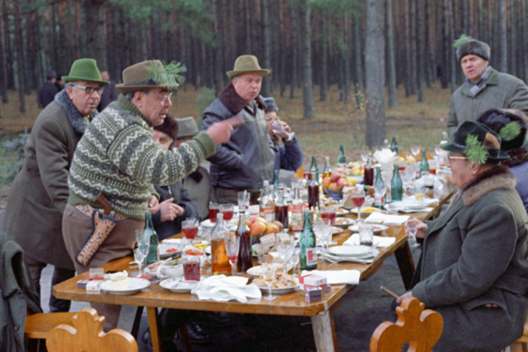 Брежнев Леонид Ильич на охоте