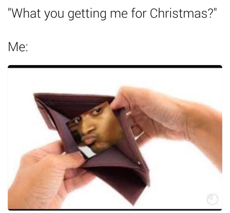 Фото жены в бумажнике Мем