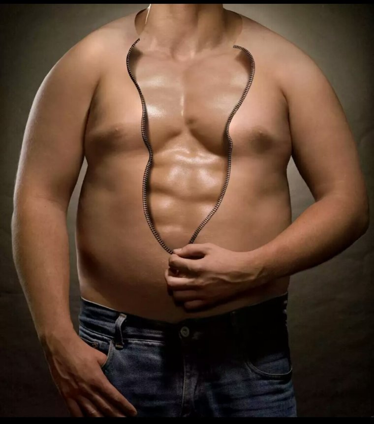 Красивый мужской живот