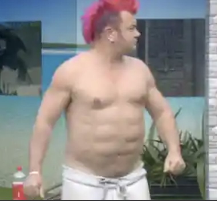 Толстяк с кубиками