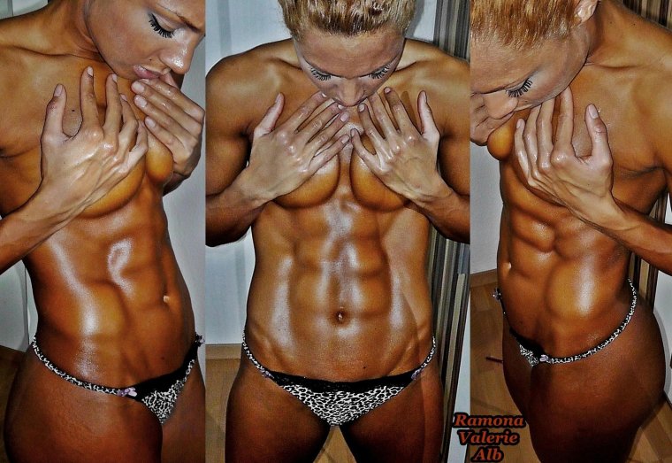 Накаченные косые мышцы