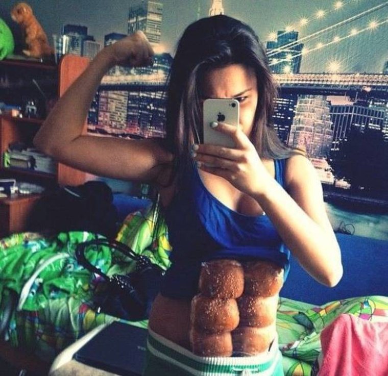 Пресс из булочек