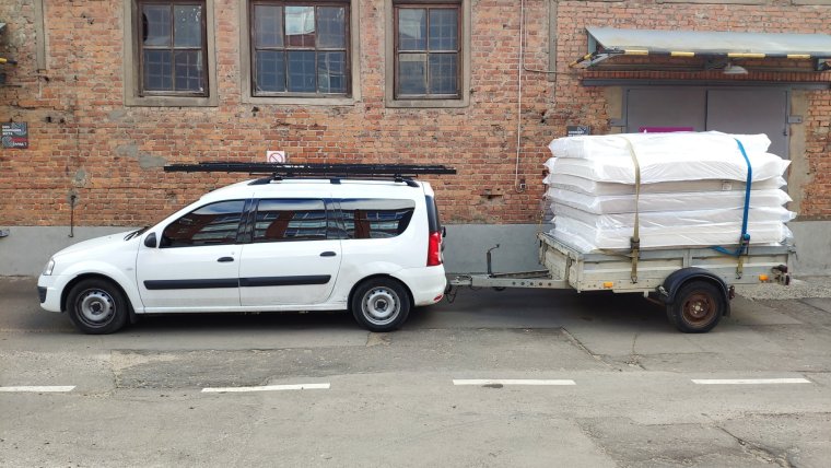 Лада Ларгус с прицепом