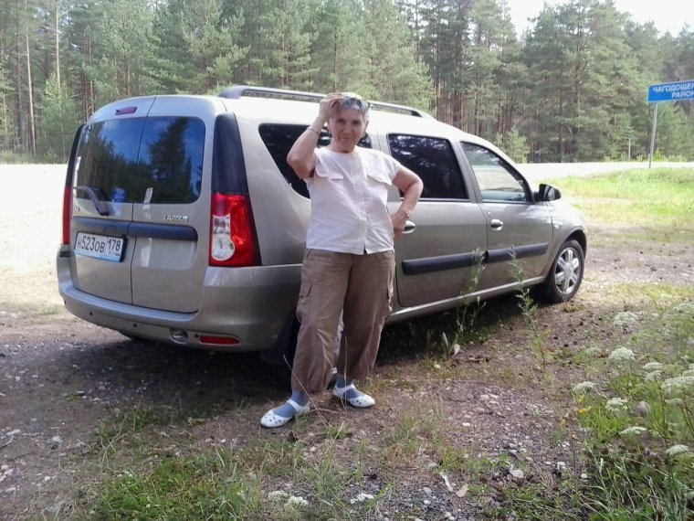 Дед на Ларгусе