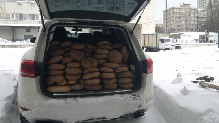 Полный багажник картошки