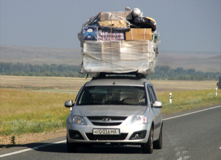 Лада Ларгус груженый