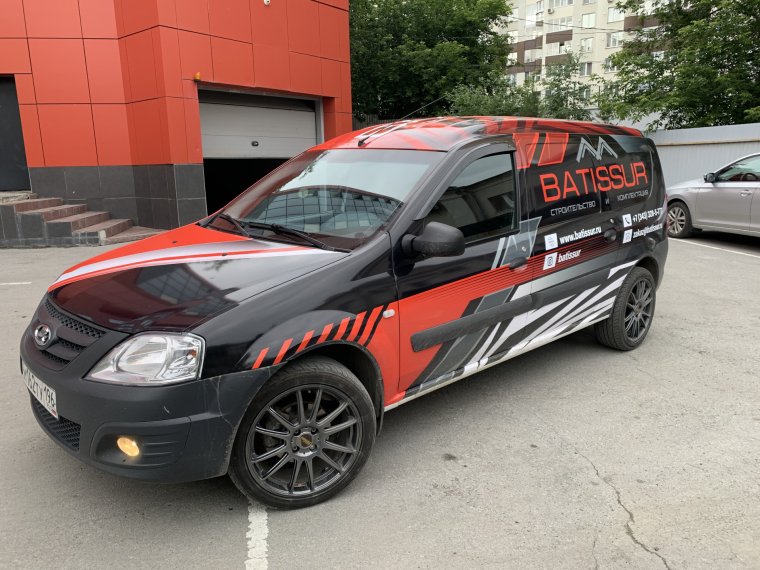 Лада Ларгус фургон брендированный