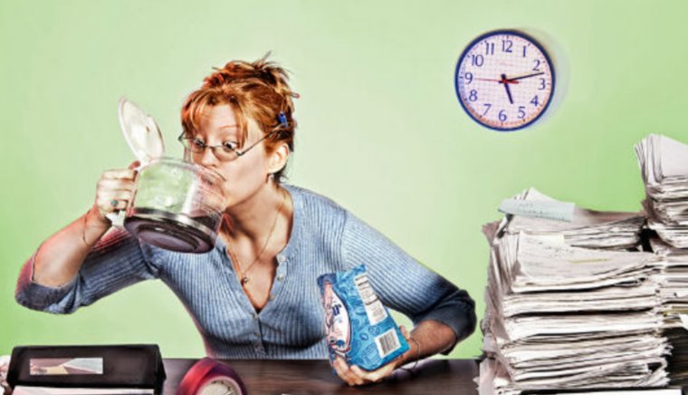 Обед бухгалтера