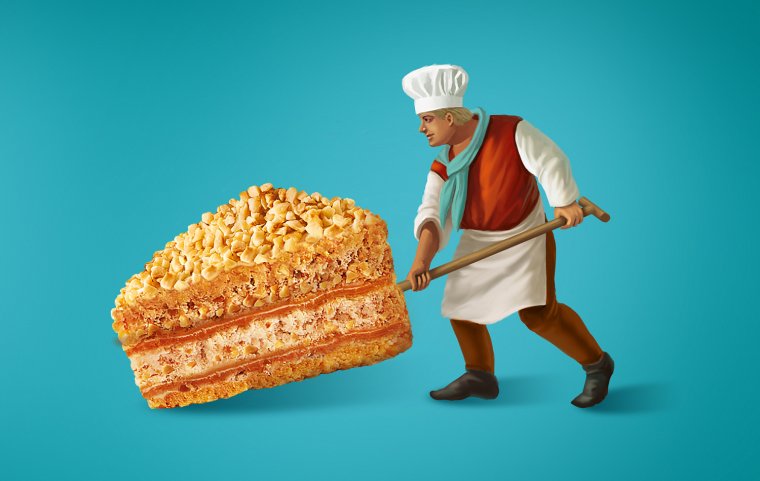 Креативная реклама тортов и кондитерских изделий