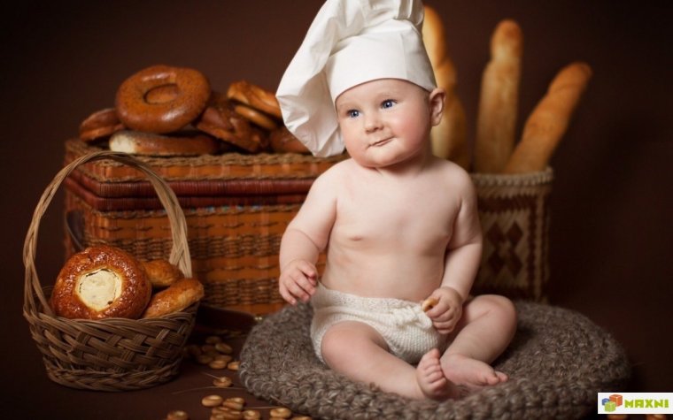 Фотосессия маленький пекарь