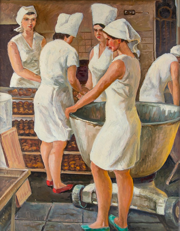 Виктор Старостин художник пекари