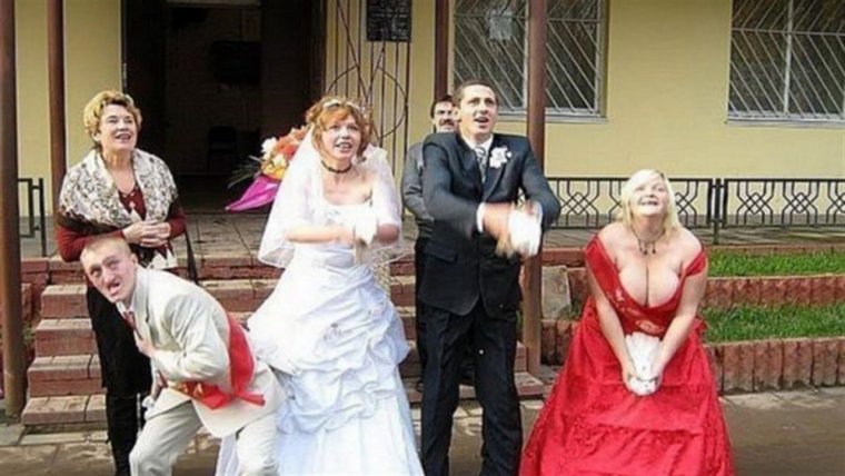 Смешные случаи на свадьбе