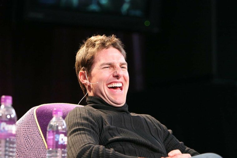 Том Круз смех Мем