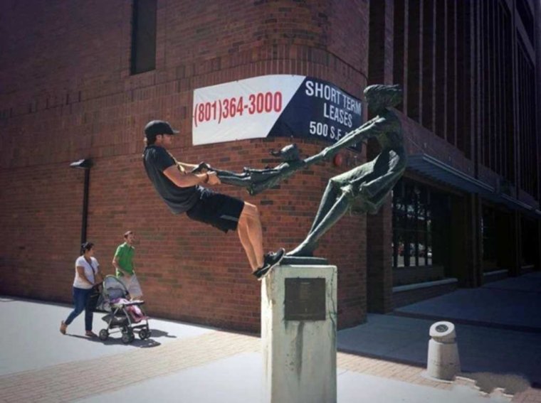 Фотографируйтесь с памятниками правильно