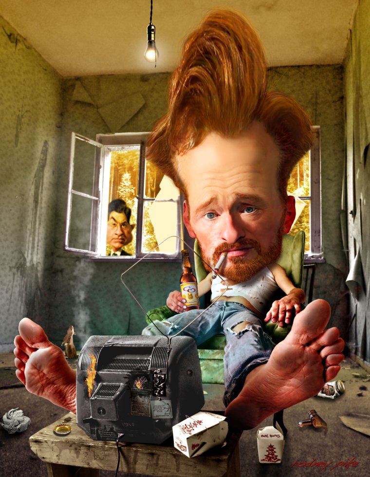 Смешной рыжий