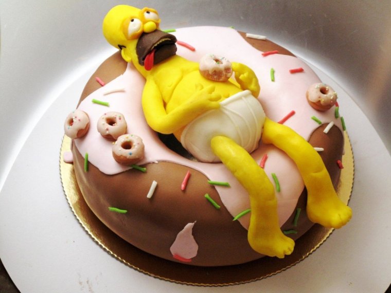 Торт в форме мыши